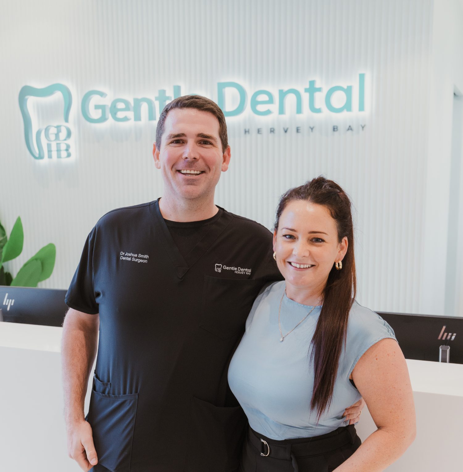 Dr Joshua Smith and Chantelle